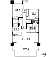 Floor: 2LDK + S, the occupied area: 70.16 sq m, Price: 38,480,000 yen