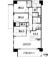 Floor: 3LDK, the area occupied: 72.6 sq m, Price: 41,580,000 yen