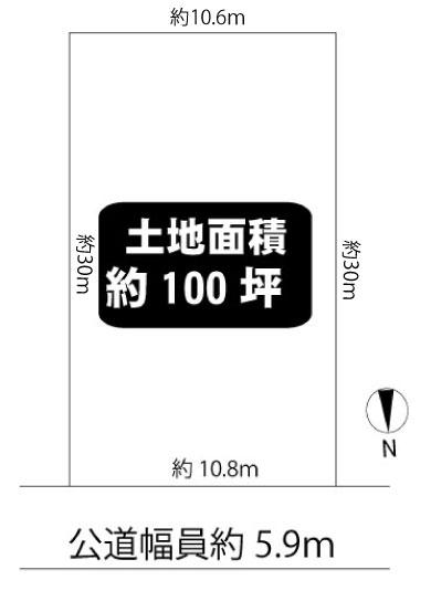 Compartment figure. Land price 60 million yen, Land area 330.58 sq m