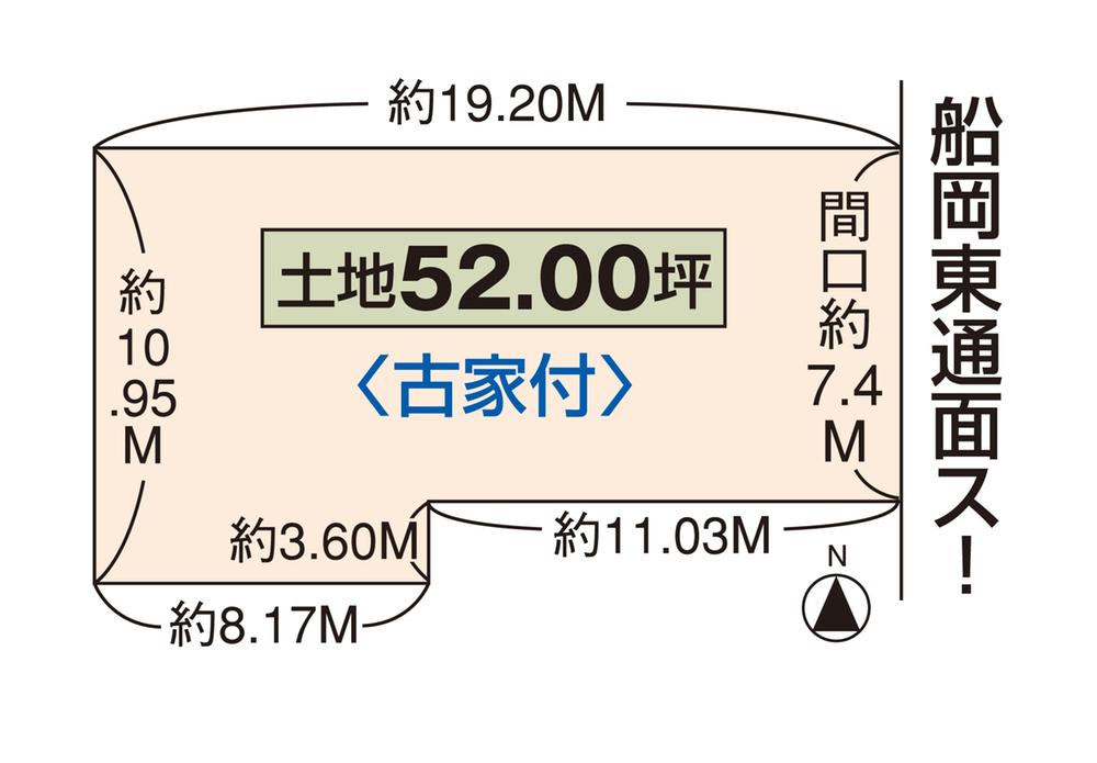 Compartment figure. Land price 34,900,000 yen, Land area 171.92 sq m