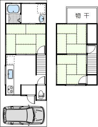 Floor plan. 7,950,000 yen, 3DK, Land area 49.46 sq m , Building area 42.05 sq m