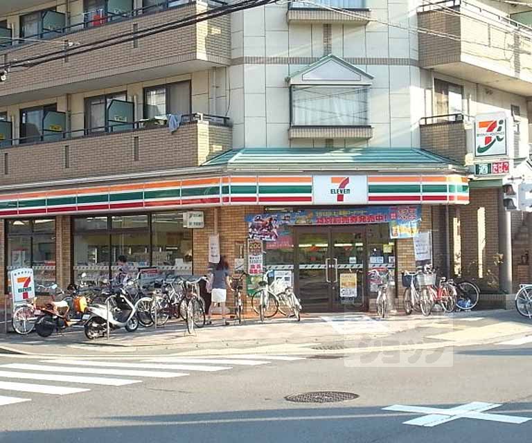 Convenience store. Seven-Eleven Kyoto Nishigamo store up (convenience store) 155m