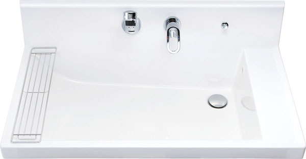 Bathing-wash room.  [Square bowl] To wash bowl is easy to square bowl of cleaning is employed (An type ・ Same specifications)