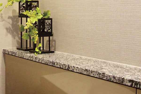 Toilet.  [Natural granite counter] Natural granite counter has been adopted to produce a luxurious hotel-like space (same specifications)