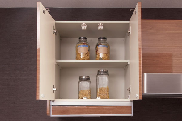 Kitchen.  [Hanging cupboard] Tableware and seasonings, such as, Adopt a cupboard hanging can organize a variety of items efficiently. You look neat and beautiful kitchen space (same specifications)