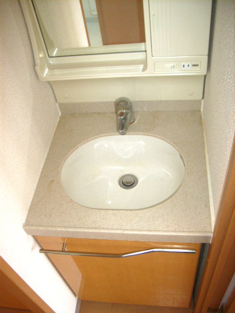 Washroom. Independent wash basin