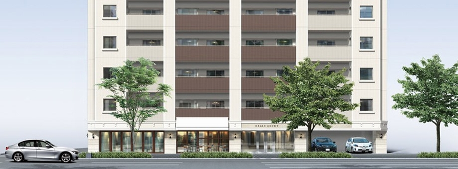 Cafe is scheduled to open on the first floor facing the Oike (Entrance Rendering)