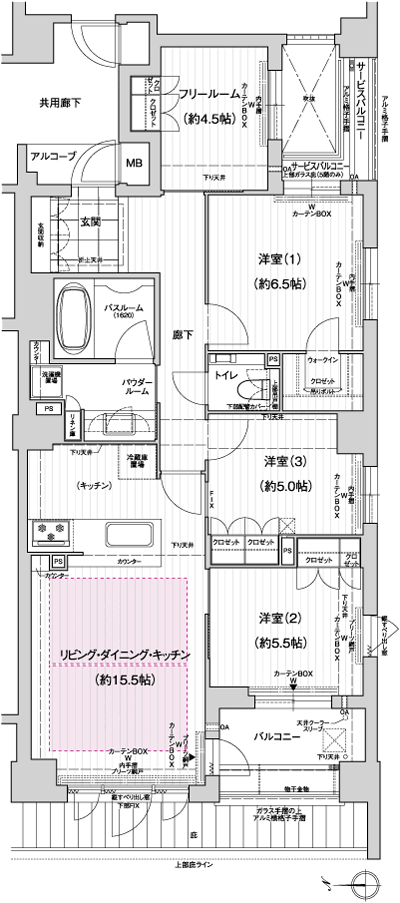 Floor: 3LDK + F, the area occupied: 86.96 sq m, Price: 80,226,600 yen