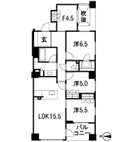 Floor: 3LDK + F, the area occupied: 86.96 sq m, Price: 80,226,600 yen