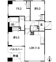 Floor: 2LDK + F, the area occupied: 60.62 sq m, Price: TBD