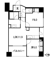 Floor: 1LDK + F (2 ~ 10th floor) ・ 2LDK (11 floor), the occupied area: 55.04 sq m, Price: 37,763,800 yen