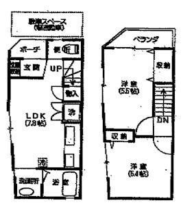 Floor plan. 22,800,000 yen, 2LDK, Land area 42.97 sq m , Building area 44.39 sq m