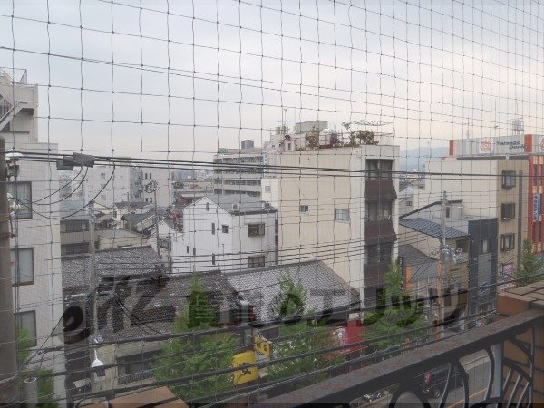 Balcony. Landscape from the veranda