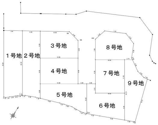 Compartment figure. Land price 27,480,000 yen, Land area 144.75 sq m