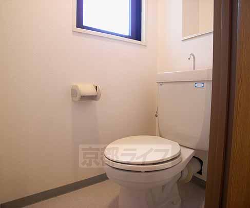 Toilet. Small window also is able to ventilation during the day with