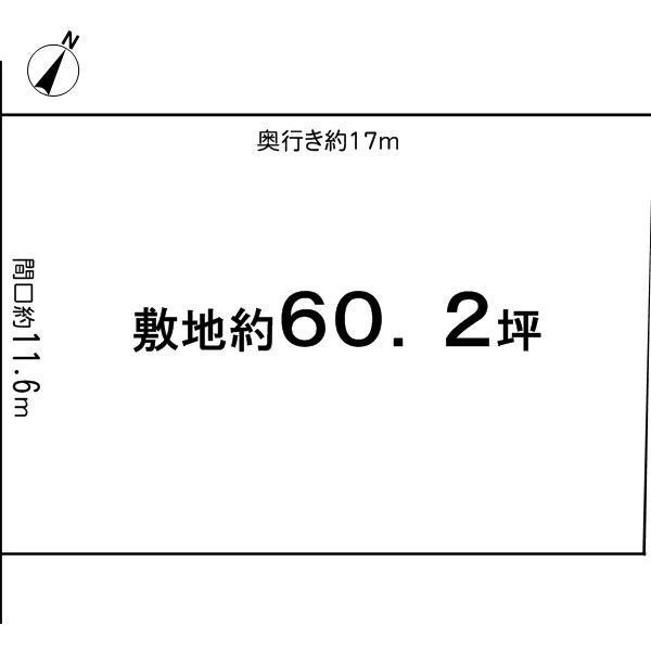 Compartment figure. Land price 26,800,000 yen, Land area 199.03 sq m