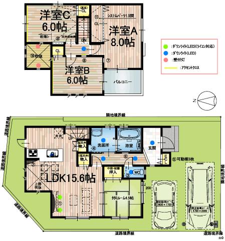 Floor plan. Μ Hankyu until Katsura 1984m