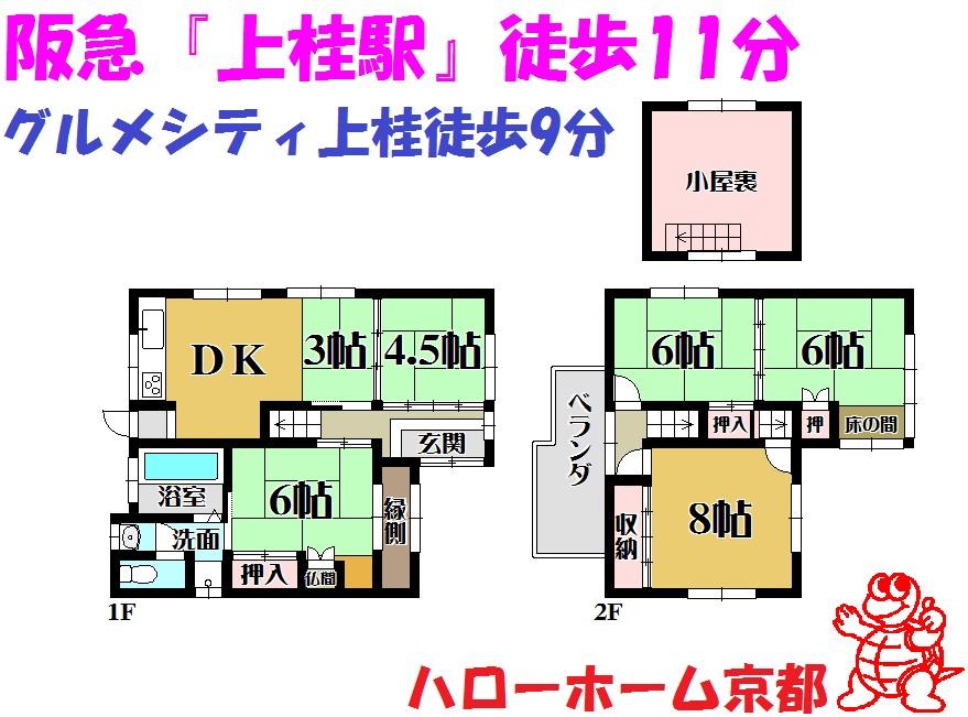 Floor plan. 14.8 million yen, 5DK, Land area 82.66 sq m , Building area 97.71 sq m