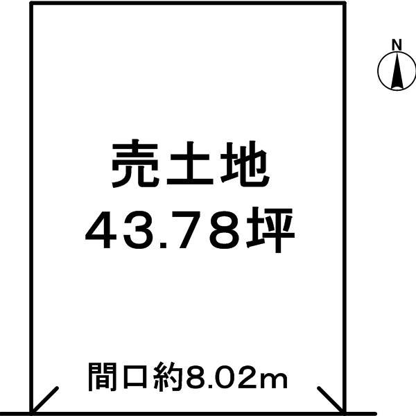 Compartment figure. Land price 31 million yen, Land area 144.74 sq m