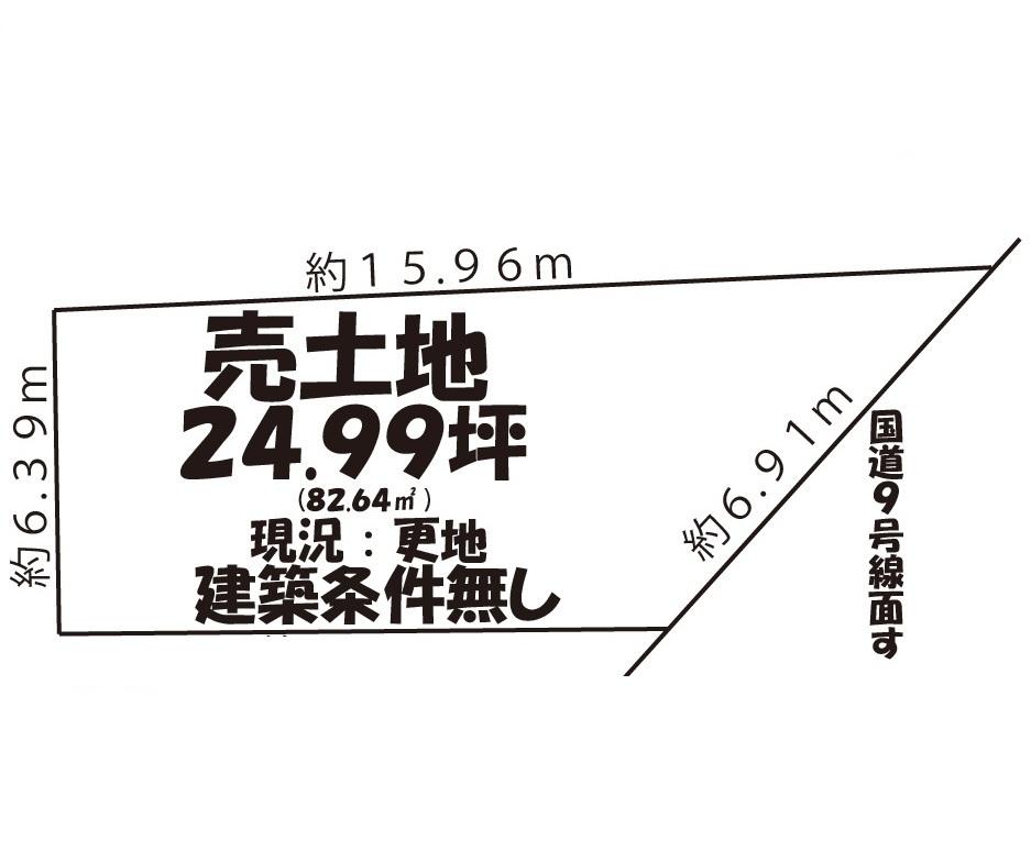 Compartment figure. Land price 20.5 million yen, Land area 82.64 sq m