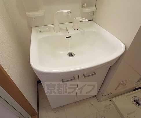 Washroom. Washbasins spacious