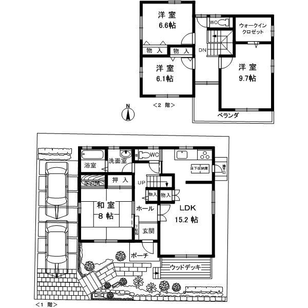Floor plan. 36.5 million yen, 4LDK + S (storeroom), Land area 150.01 sq m , Building area 117.95 sq m