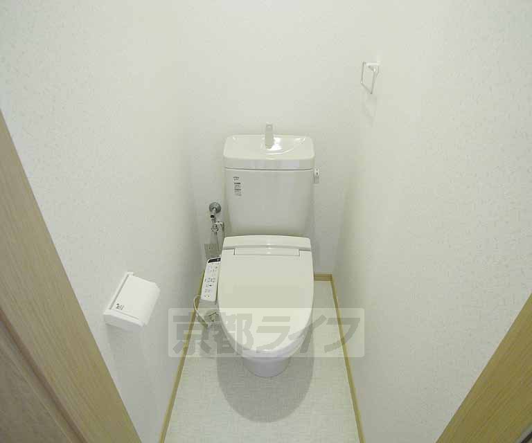 Toilet. It will calm pure white space