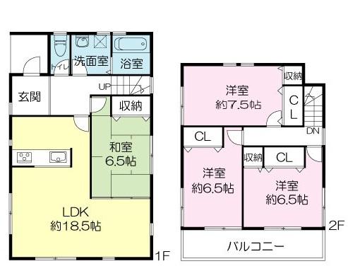 Other building plan example. Building plan example (No. 1 place) building price 16,940,000 yen, Building area 103.68 sq m , Outside 構費, Ground improvement costs, It is not included in the water City receipt of payment, etc..