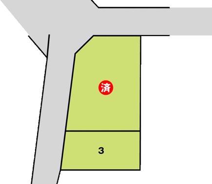 Compartment figure. Land price 29.5 million yen, Land area 117.54 sq m land 35.55 square meters (No. 2 locations)