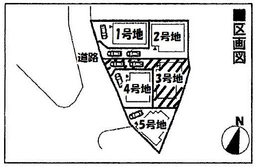 Compartment figure. 27,900,000 yen, 4LDK + 2S (storeroom), Land area 124.68 sq m , Building area 99.63 sq m 3 No. land is available two parking