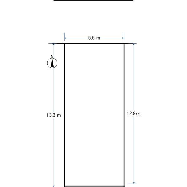 Compartment figure. Land price 21 million yen, Land area 72.98 sq m