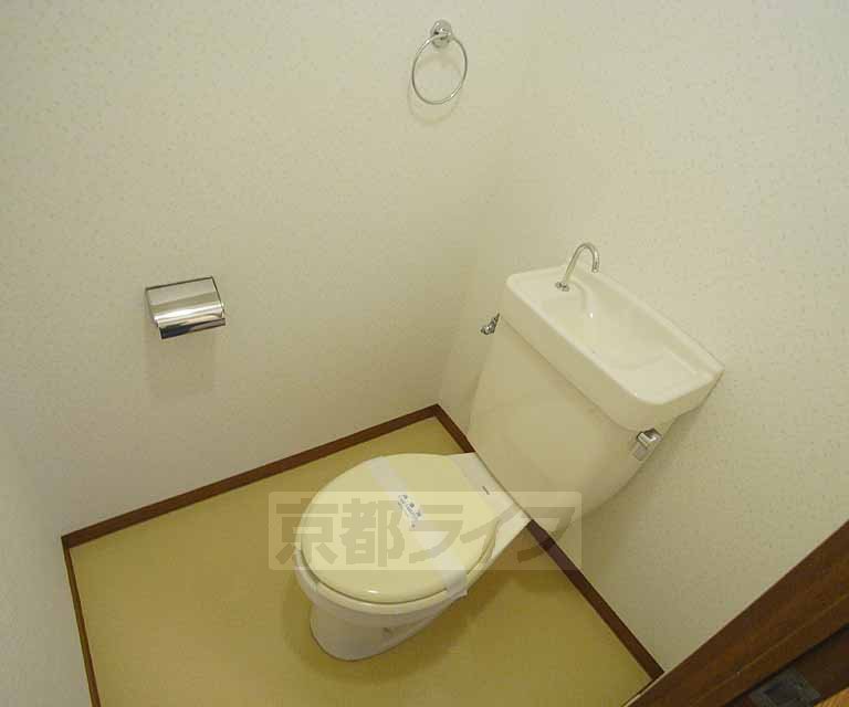 Toilet. There is also the height of the ceiling, It is spacious space