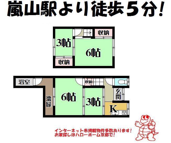 Floor plan. 7 million yen, 4K, Land area 51.57 sq m , Building area 43.25 sq m