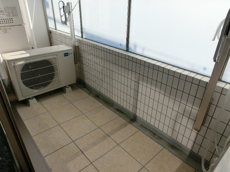 Balcony. Washroom