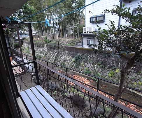 Balcony. I opened the window Ogawa has flow