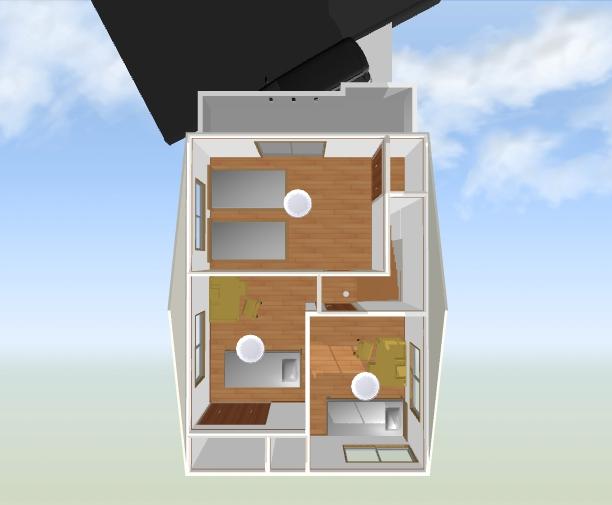 Rendering (introspection). Second floor of Rendering