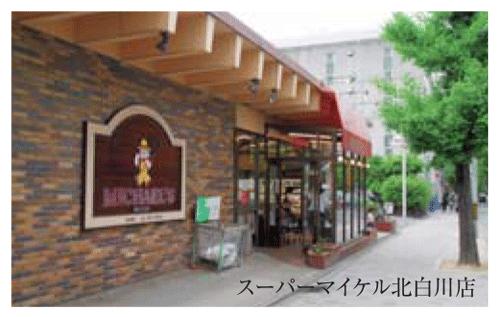 Supermarket. Michael 500m to Kitashirakawa shop