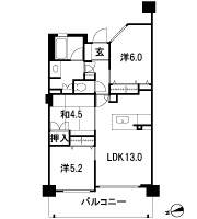 Floor: 3LDK, occupied area: 64.83 sq m, Price: 35,131,400 yen
