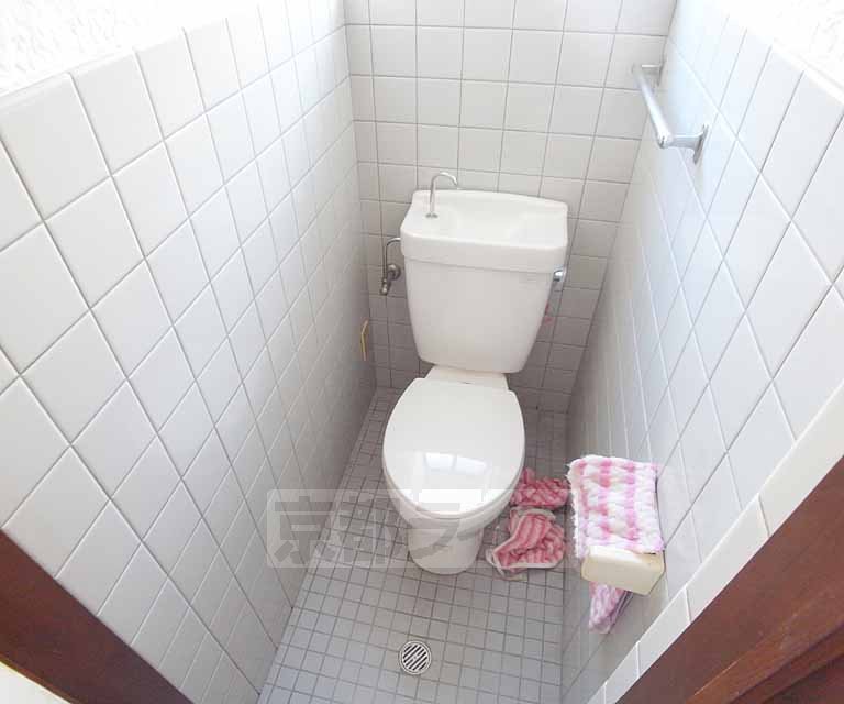 Toilet. It is a flush toilet