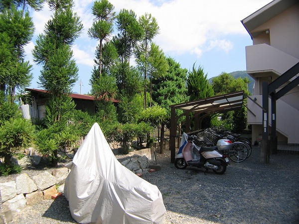 Other common areas. Bicycle parking is available motorcycle parked