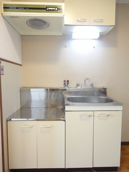 Kitchen. Kitchen is possible two-necked gas stove installed (same apartment another room)