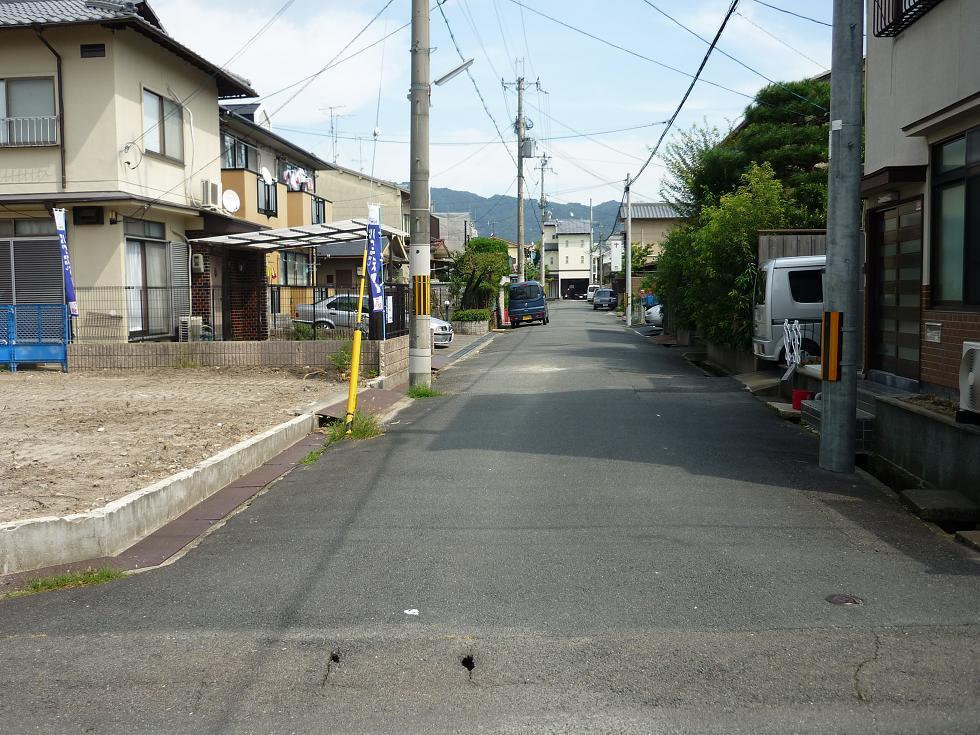 Local photos, including front road. Front 6m road. South is facing. Local (11 May 2013) Shooting