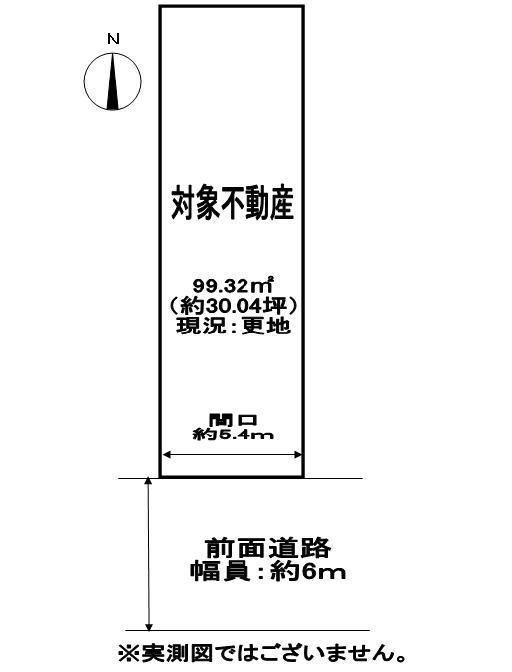 Compartment figure. Land price 40,500,000 yen, Land area 99.32 sq m