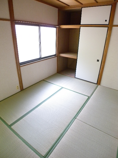 Living and room. Firmly storage of Japanese-style room