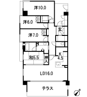 Floor: 4LDK, occupied area: 111.02 sq m, Price: TBD