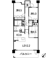 Floor: 3LDK, occupied area: 74.72 sq m, Price: 58.8 million yen