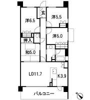Floor: 4LDK, occupied area: 84.42 sq m, Price: 57.8 million yen