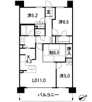 Floor: 4LDK, occupied area: 83.88 sq m, Price: 56,800,000 yen ・ 64,800,000 yen