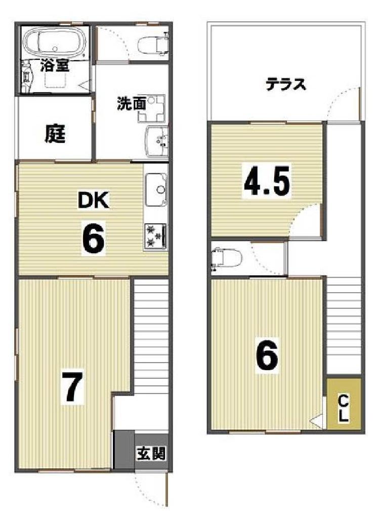 Floor plan. 17.8 million yen, 3DK, Land area 40.66 sq m , Building area 57.54 sq m