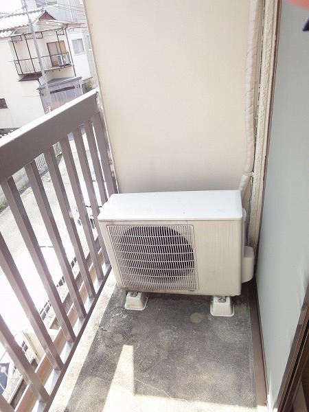 Balcony. Washing machine can be installed on the balcony